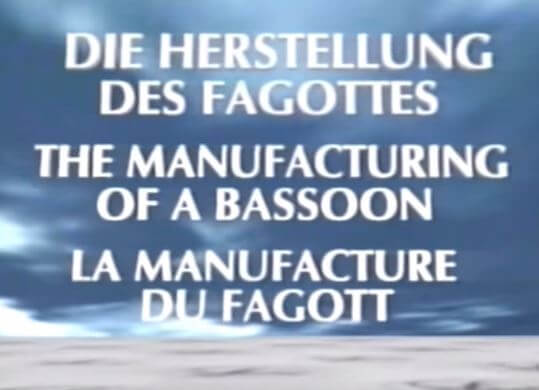 Fabricación del Fagot